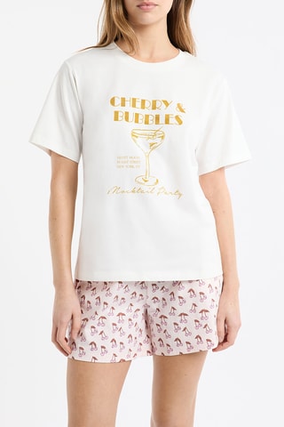 T-shirt pigiama Ginger - Bianco