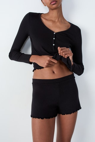 Shorts pigiama Pollin - Nero