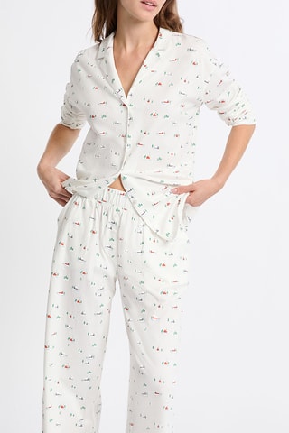 Pantalon de pyjama Pryska - Ecru