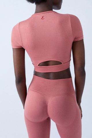 Crop top Eta - Rosa