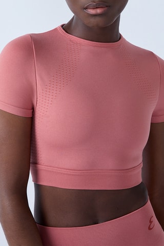 Crop top Eta - Rosa