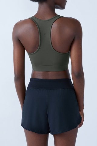 Crop top Beta - Verde oliva