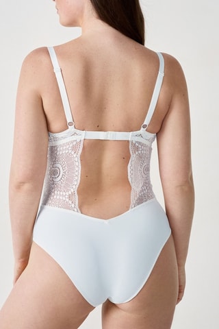 Body bimateriale Pure Infini - Ecrù