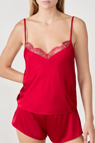 Canotta pigiama Confidence - Rosso
