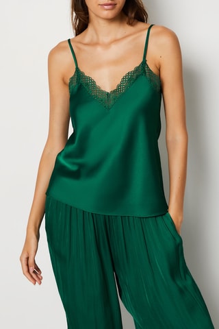 Canotta Jewel - Verde smeraldo