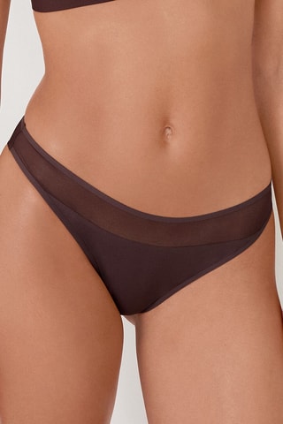 Slip Pure Mesh - Marrone