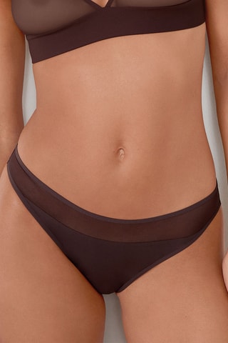 Slip Pure Mesh - Marrone