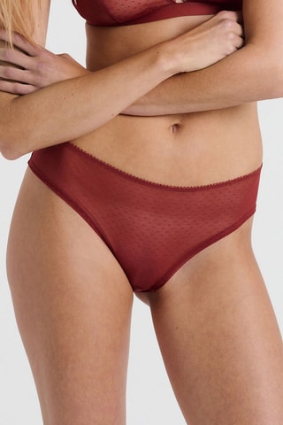 Slip Fleck - Rosso mattone