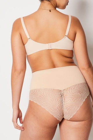 Culotte taille haute Power Lace - Beige