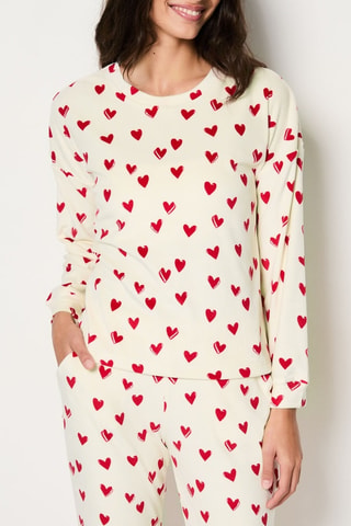 Pigiama Gisette - Rosso e rosa