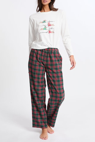 Pigiama 3 pezzi Mavy - Verde smeraldo
