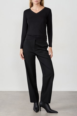 T-shirt Warm Up Lace - Nero