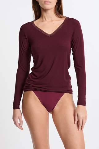 T-shirt Warme Up - Bordeaux