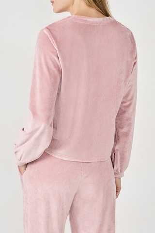 Felpa in velluto Bradley - Rosa cipria
