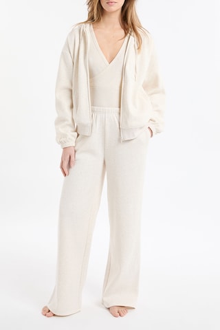 Felpa con cappuccio Jovani - Beige melange