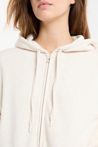 Felpa con cappuccio Jovani - Beige melange