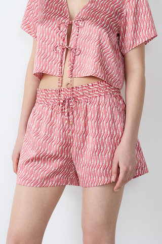 Shorts Kaila - Rosso mattone