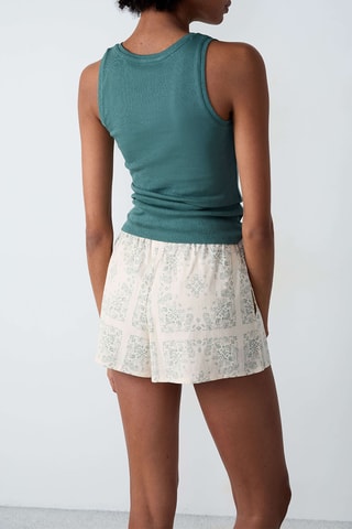 Shorts in lino Benjy - Ecrù