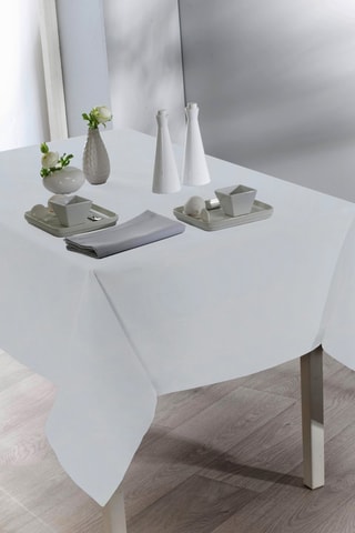 Mantel rectangular Tentation Unie - Gris claro
