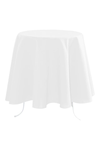 Mantel redondo Nelson - Blanco - 180 cm