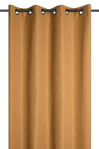 Cortina de fibras de bambú Milton - Mostaza - 135 x 240 cm