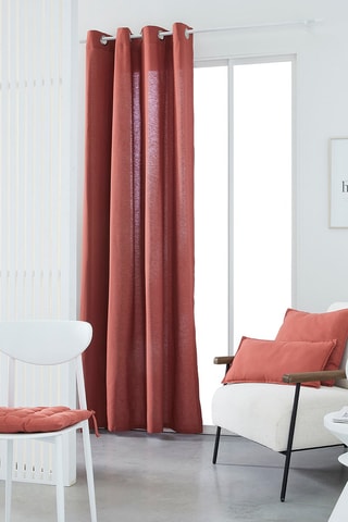 Cortina - Rojo teja - 140 x 240 cm