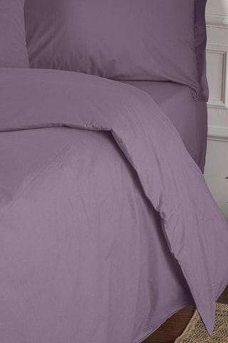 Funda nórdica de algodón reforzado 57 hilos/cm² Tonne Mixte - Violeta