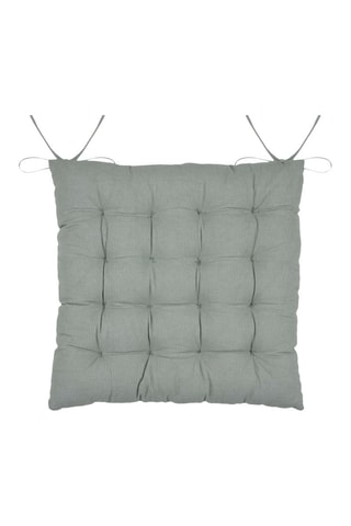 Cojín de silla de fibras de bambú Yuki - Natural - 38 x 38 cm