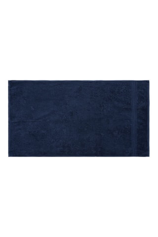 4 toallas de mano - Azul oscuro - 50 x 90 cm