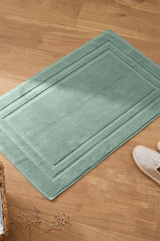 Alfombra de baño - Verde claro - 50 x 80 cm