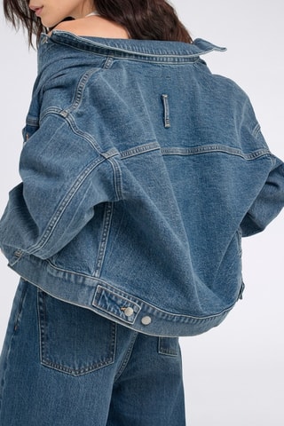 Veste en jean - Gris foncé