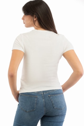 T-shirt slim - Écru