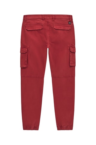 Pantalon cargo - Rouge