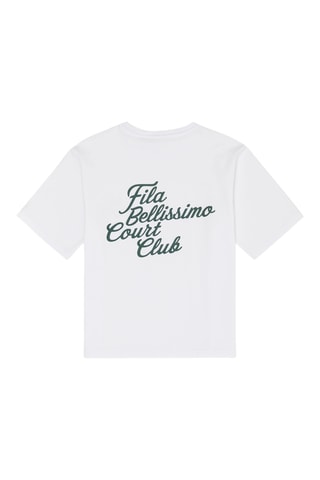 T-shirt relaxed Villa - Wit