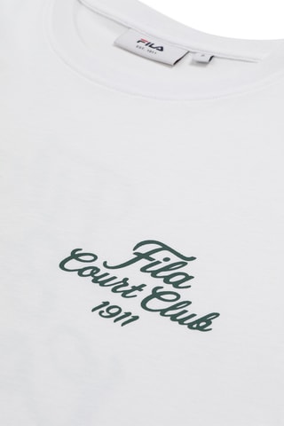 T-shirt relaxed Villa - Wit