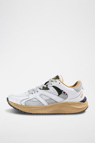 Leren Sneakers Neon - - Wit