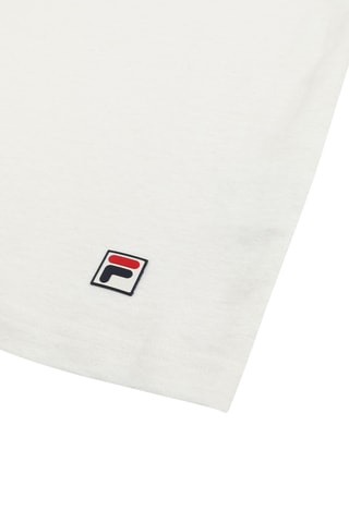 T-shirt relaxed Montalto - Beige en donkerblauw