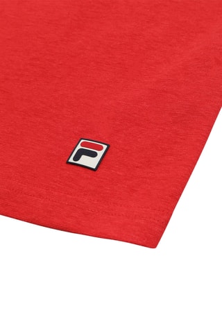 T-shirt relaxed Montalto - Rood
