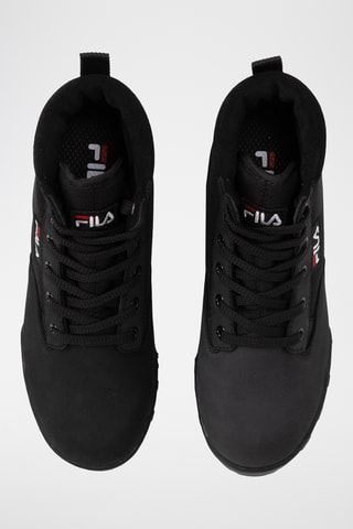 Hoge Nubuck Sneakers Grunge - Zwart