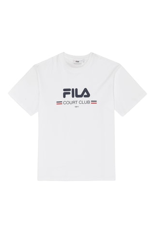 T-shirt relaxed Doccia - Wit