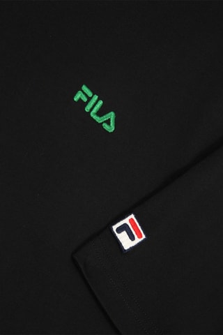 T-shirt relaxed Navigli Pizza - Zwart