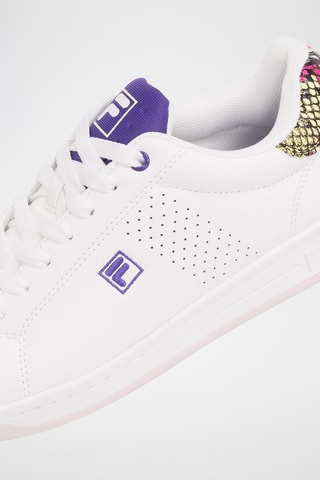 Sneakers Crosscourt - Wit en paars