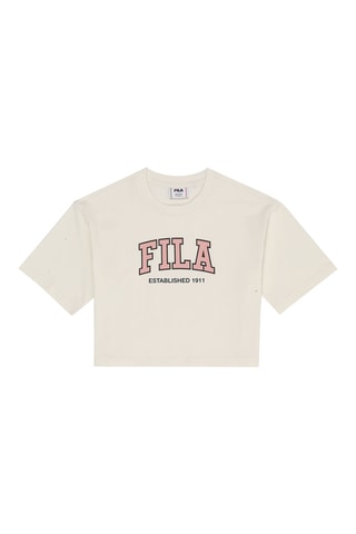 T-shirt cropped Rifredi - Beige