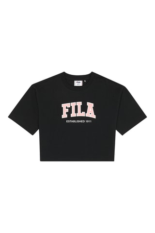 T-shirt cropped Rifredi - Zwart