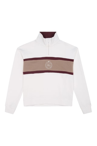 Sweater Parella - Wit en taupe