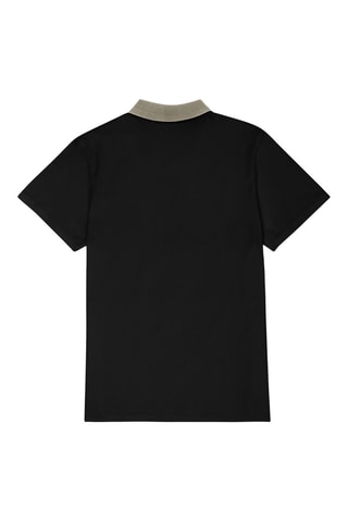 Polo relaxed Sagano - Zwart