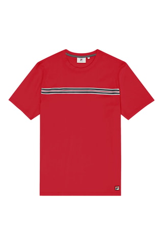 T-shirt regular Diecimo - Rood