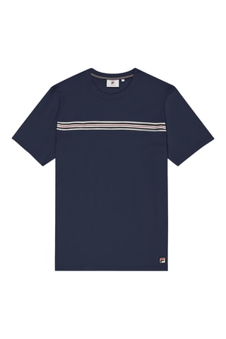 T-shirt regular Diecimo - Donkerblauw