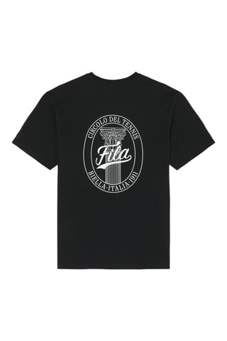 T-shirt relaxed Pignone - Zwart