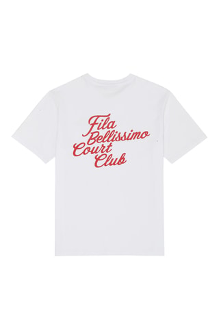 T-shirt relaxed Villa - Wit